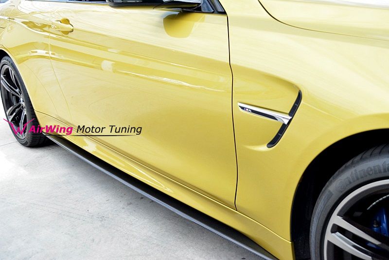 /BMW F82 M4 Performance Carbon side skirt splitter 04